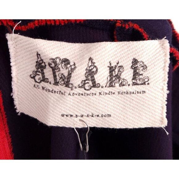 A.W.A.K.E. Sleek Octopus Turtleneck Size 36 US 4 Womens Red Awake $295 - Picture 10 of 14